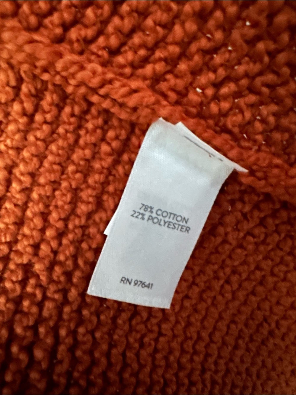 J. Jill Open-Front Knit Vest - Rust Orange NWT - Picture 4 of 8